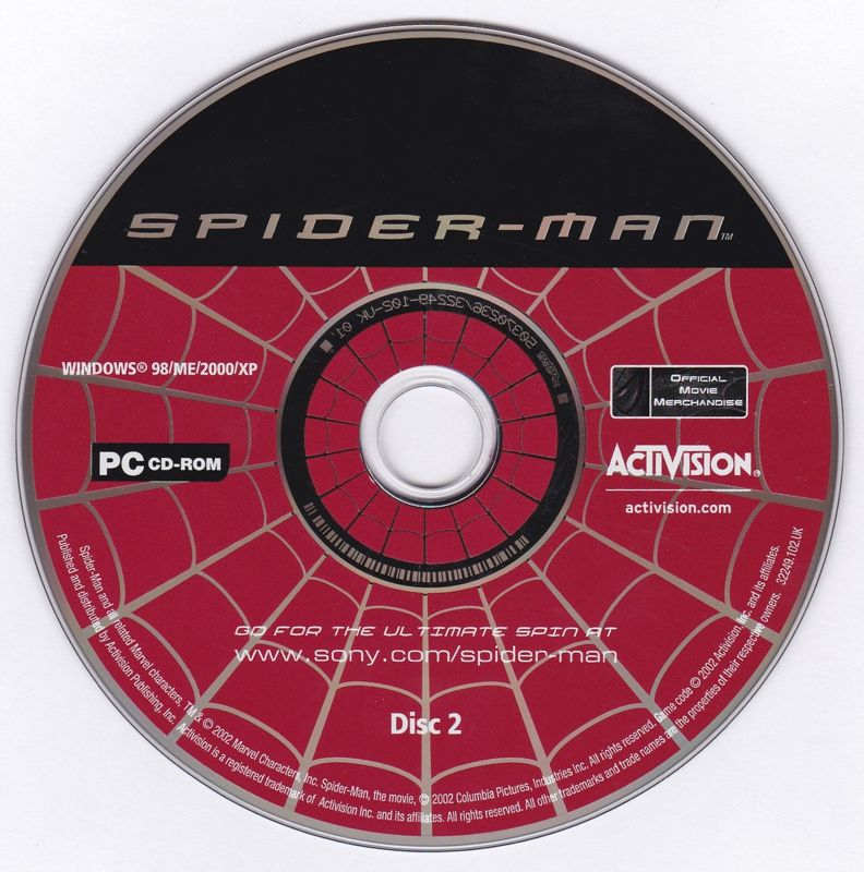 Media for Spider-Man (Windows): Disc 2