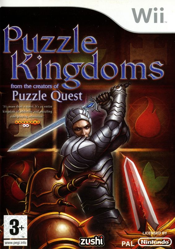 Front Cover for Puzzle Kingdoms (Wii)
