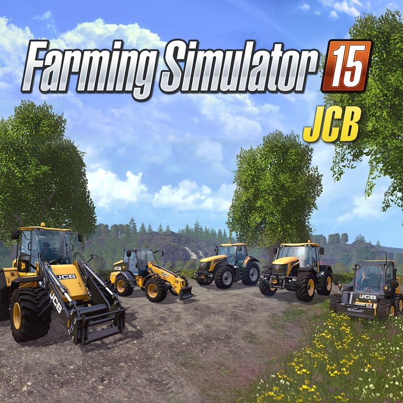 Front Cover for Farming Simulator 15: JCB (PlayStation 3 and PlayStation 4) (download release)