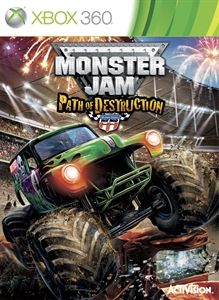 Front Cover for Monster Jam: Path of Destruction (Xbox 360) (Games on Demand release)