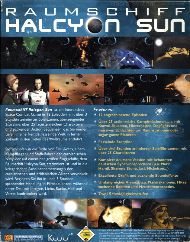 Back Cover for Halcyon Sun (Windows)