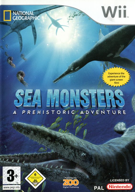 Front Cover for Sea Monsters: A Prehistoric Adventure (Wii)