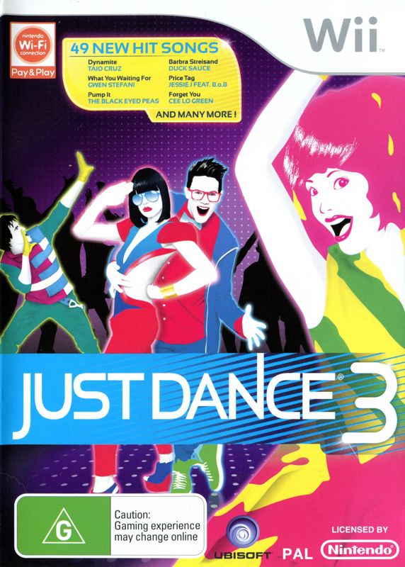 Front Cover for Just Dance 3 (Wii)