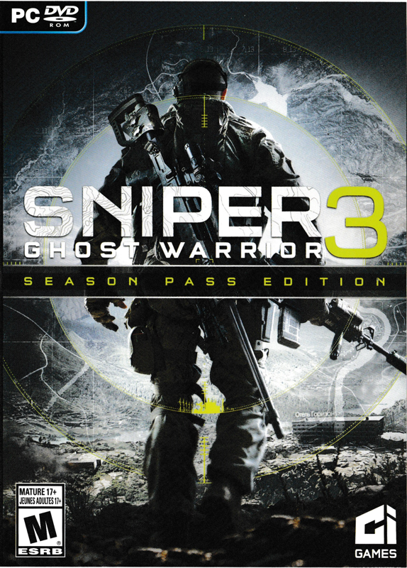 Front Cover for Sniper: Ghost Warrior 3 (Season Pass Edition) (Windows)