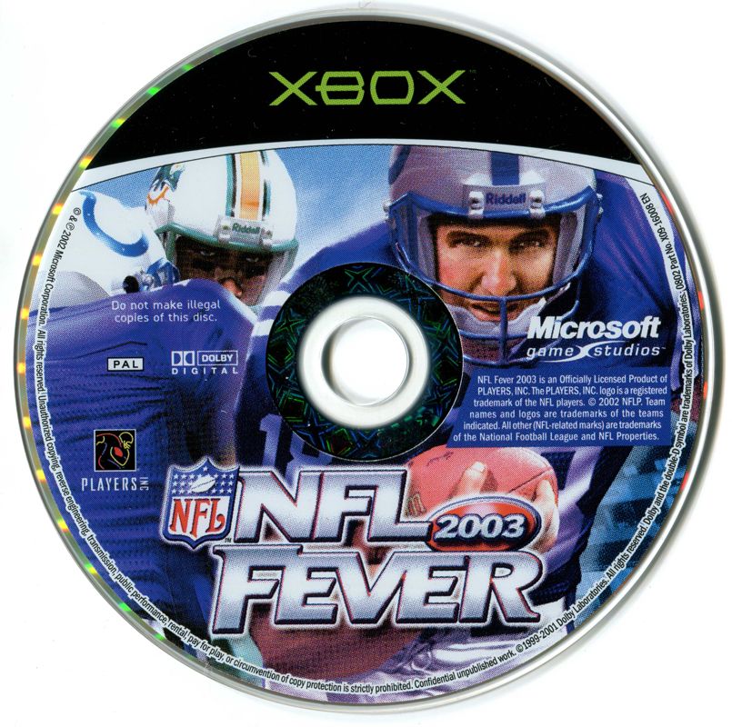 Media for NFL Fever 2003 (Xbox)