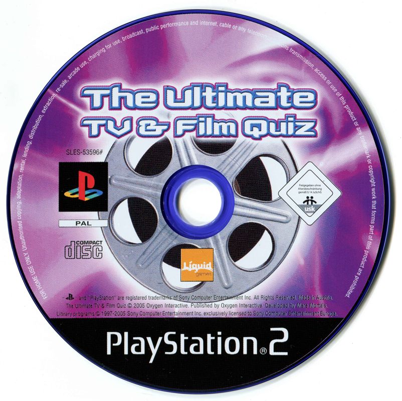 Media for The Ultimate TV & Film Quiz (PlayStation 2)