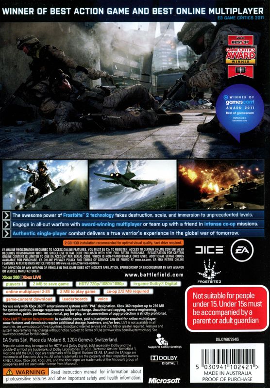 Battlefield 4 cover or packaging material - MobyGames