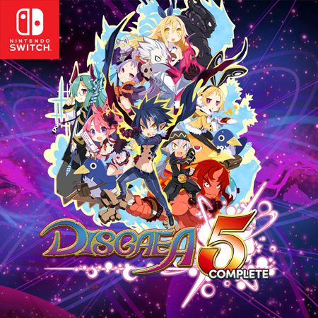 Front Cover for Disgaea 5: Complete (Nintendo Switch) (download release): 1st version
