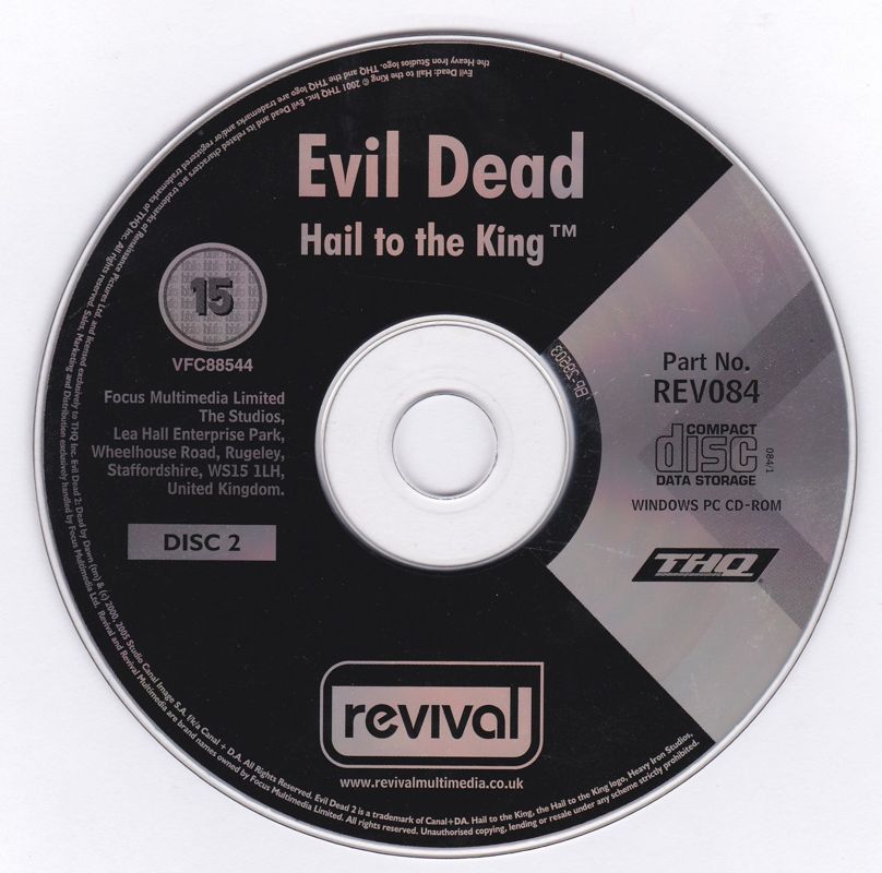 Media for Evil Dead: Hail to the King (Windows) ('Revival' release): Disc 2