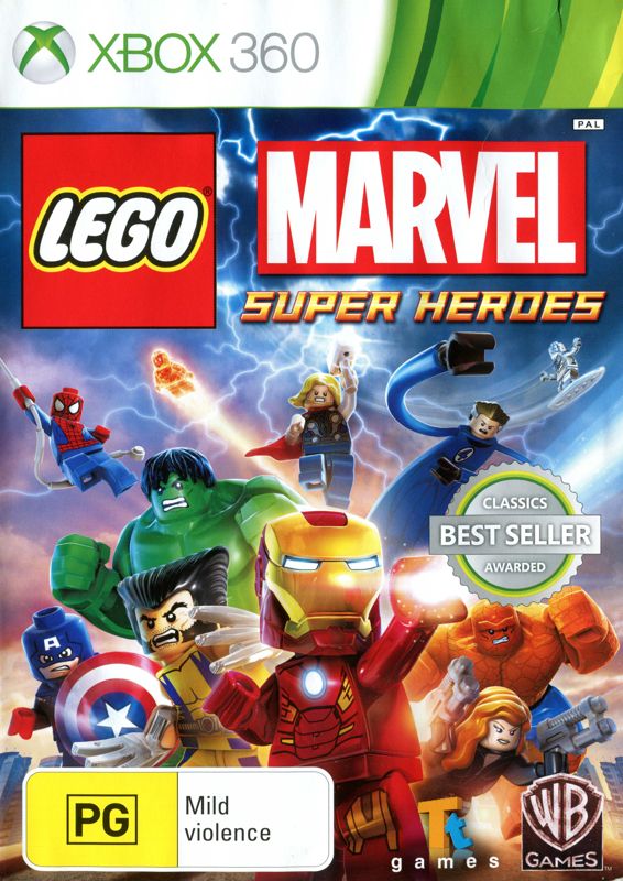 Front Cover for LEGO Marvel Super Heroes (Xbox 360) (Classics release)