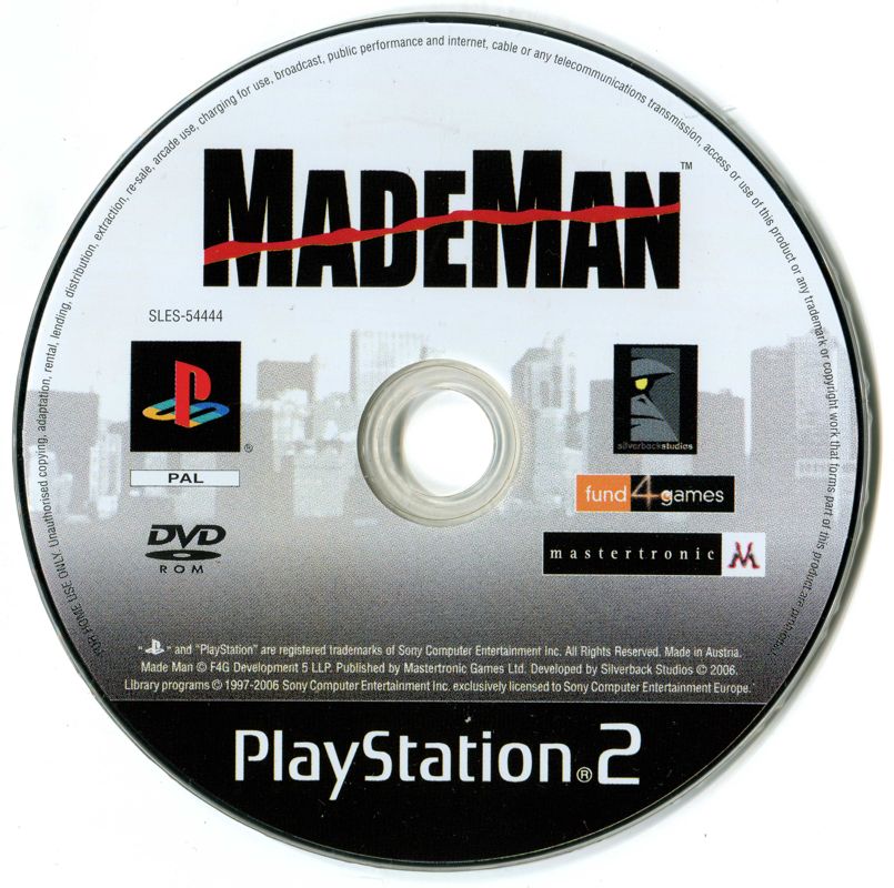 Media for Made Man: Confessions of the Family Blood (PlayStation 2)