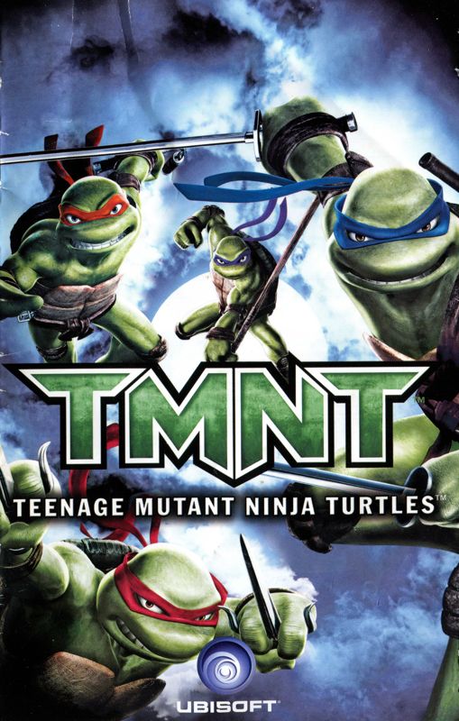 Manual for TMNT (PlayStation 2): Front