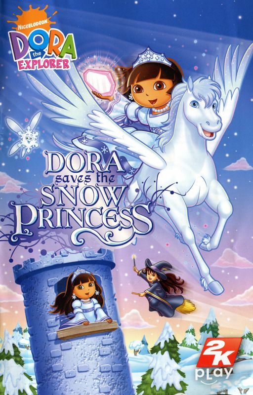 Manual for Dora the Explorer: Dora Saves the Snow Princess (PlayStation 2): Front