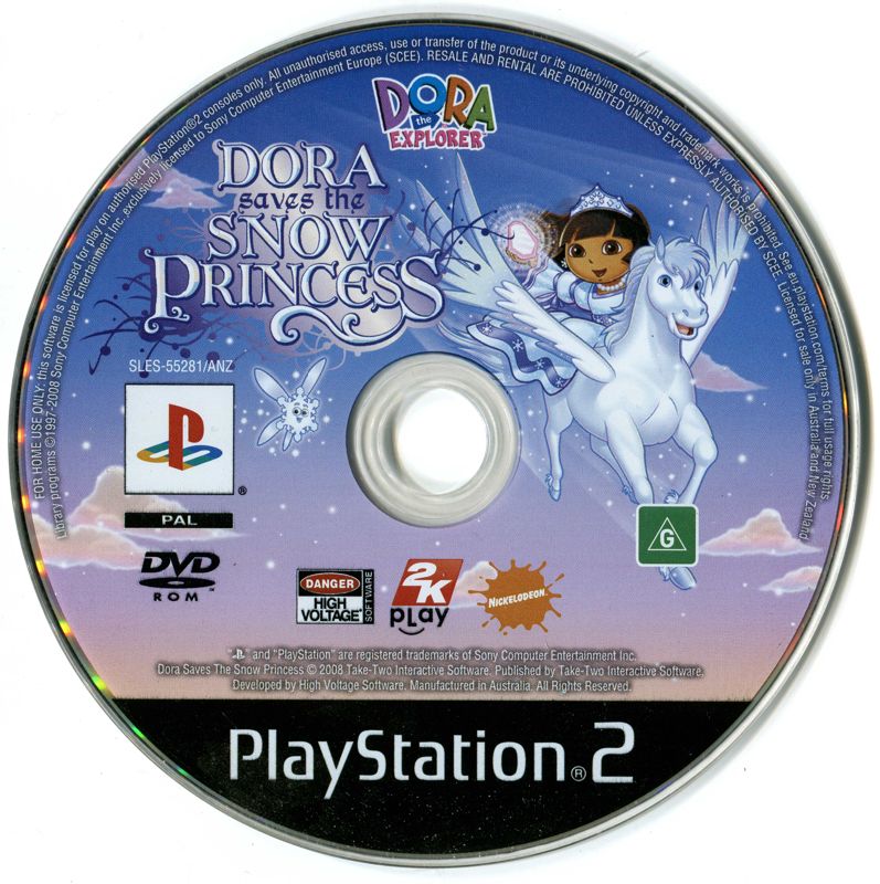 Media for Dora the Explorer: Dora Saves the Snow Princess (PlayStation 2)