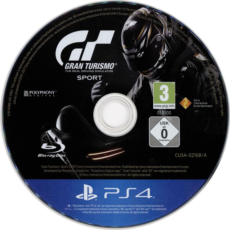 Media for Gran Turismo: Sport (PlayStation 4)