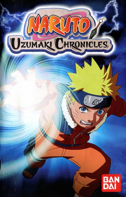 Manual for Naruto: Uzumaki Chronicles (PlayStation 2): Front