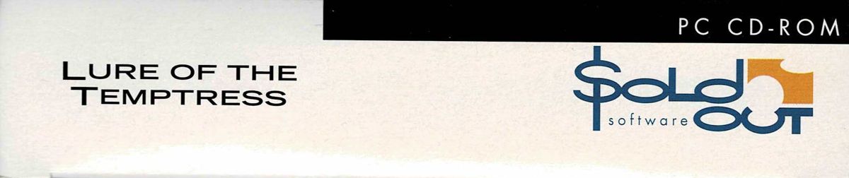 Spine/Sides for Lure of the Temptress (DOS) (Sold Out Software release): Bottom
