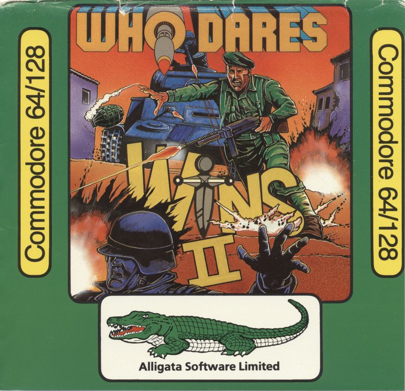 Front Cover for Who Dares Wins II (Commodore 64)