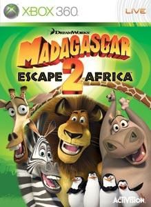 Front Cover for Madagascar: Escape 2 Africa (Xbox 360) (Games on Demand release)