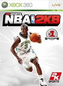 Front Cover for NBA 2K8 (Xbox 360) (Games on Demand release)