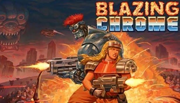 Front Cover for Blazing Chrome (Windows) (Humble Store release)
