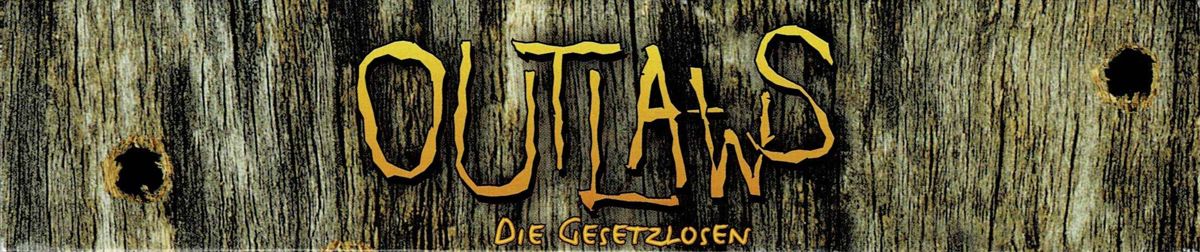 Spine/Sides for Outlaws (Windows) (1st German release (game in English, manual in German)): Top