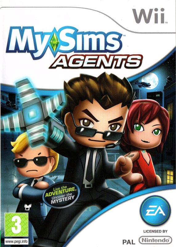 Front Cover for MySims: Agents (Wii)