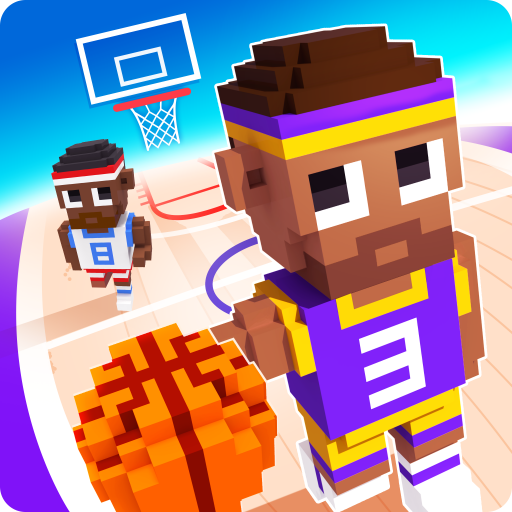 Front Cover for Blocky Basketball FreeStyle (Android) (Google Play release)
