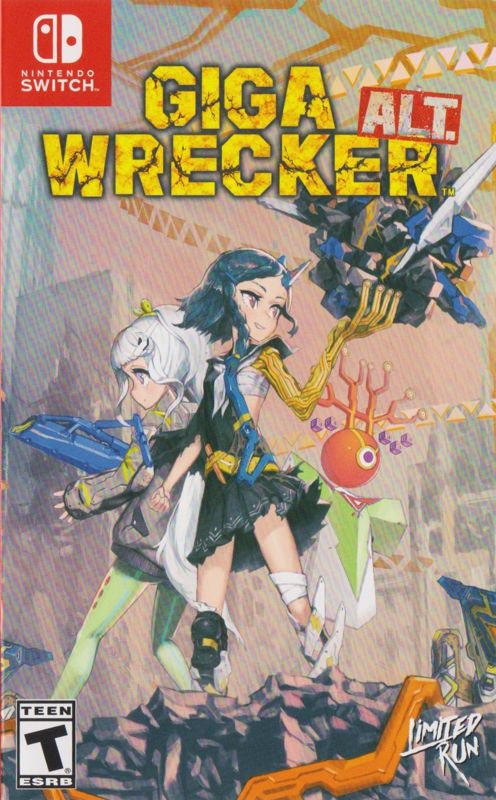 Front Cover for Giga Wrecker Alt. (Nintendo Switch) (Limited Run Games release #033)