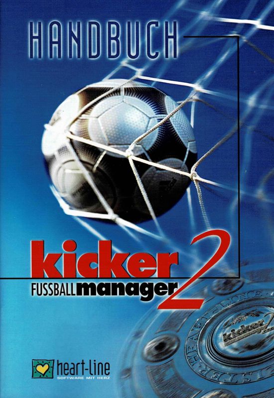 Manual for Kicker Fussballmanager 2 (Windows): Front