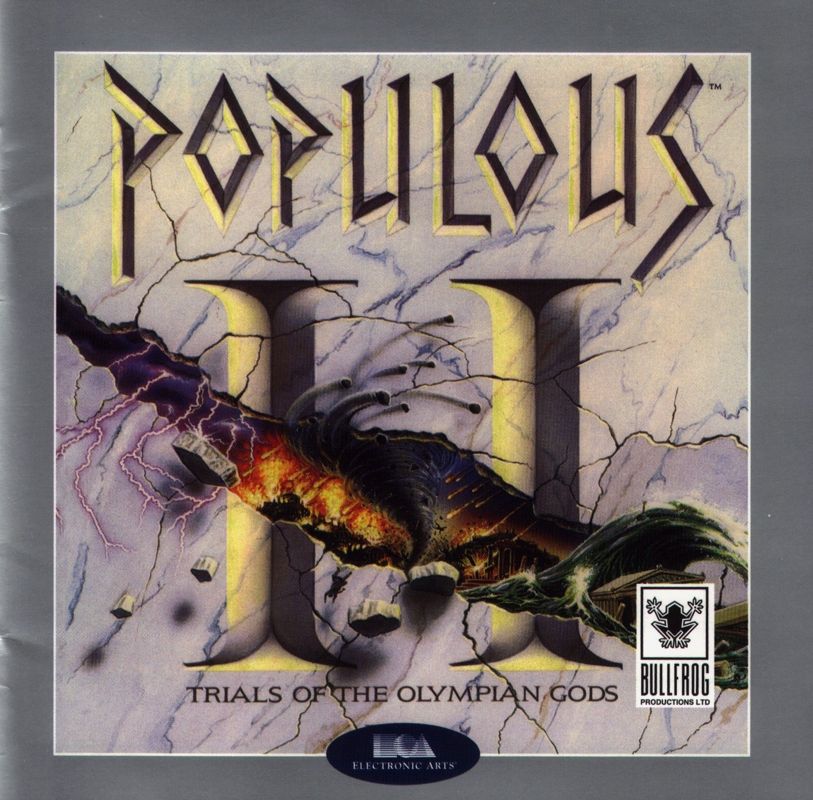 Front Cover for Populous II: Trials of the Olympian Gods (DOS) (Budget release)