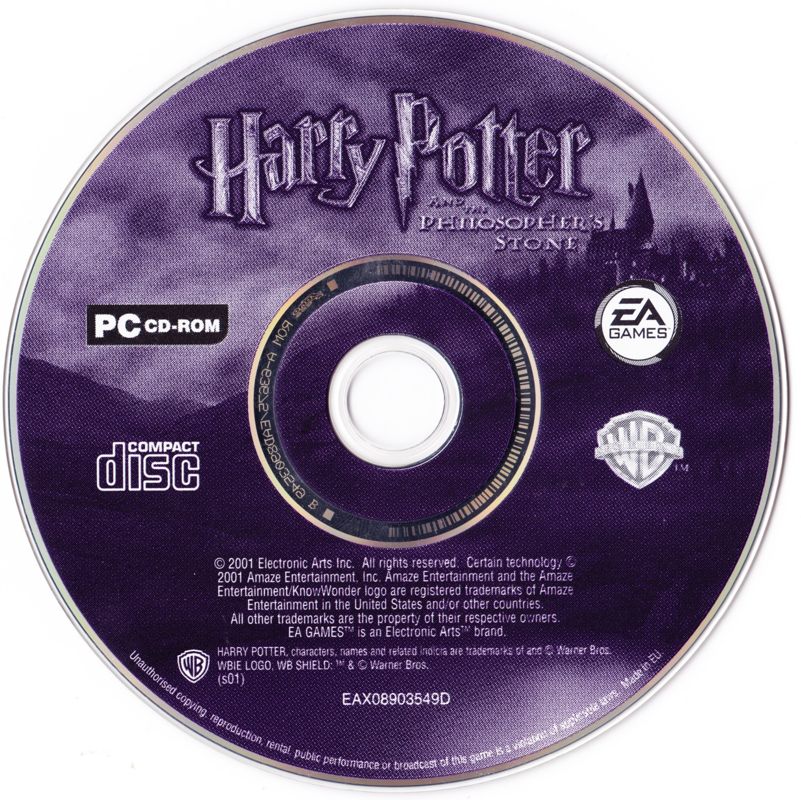 Media for Harry Potter and the Sorcerer's Stone (Windows) (1st release)