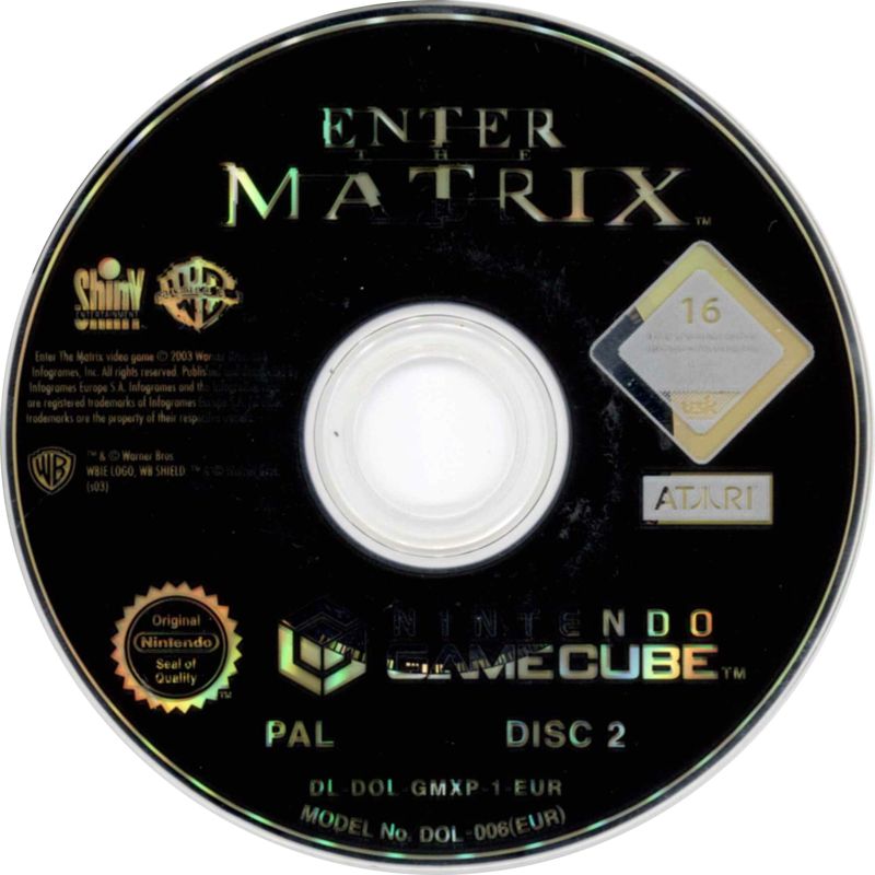 Media for Enter the Matrix (GameCube): Disc 2