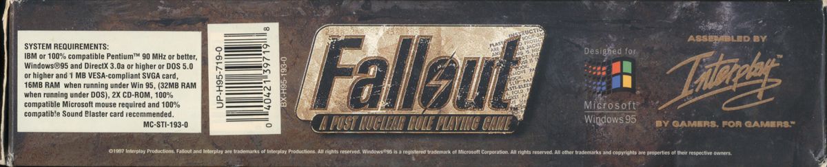 Spine/Sides for Fallout (Windows)