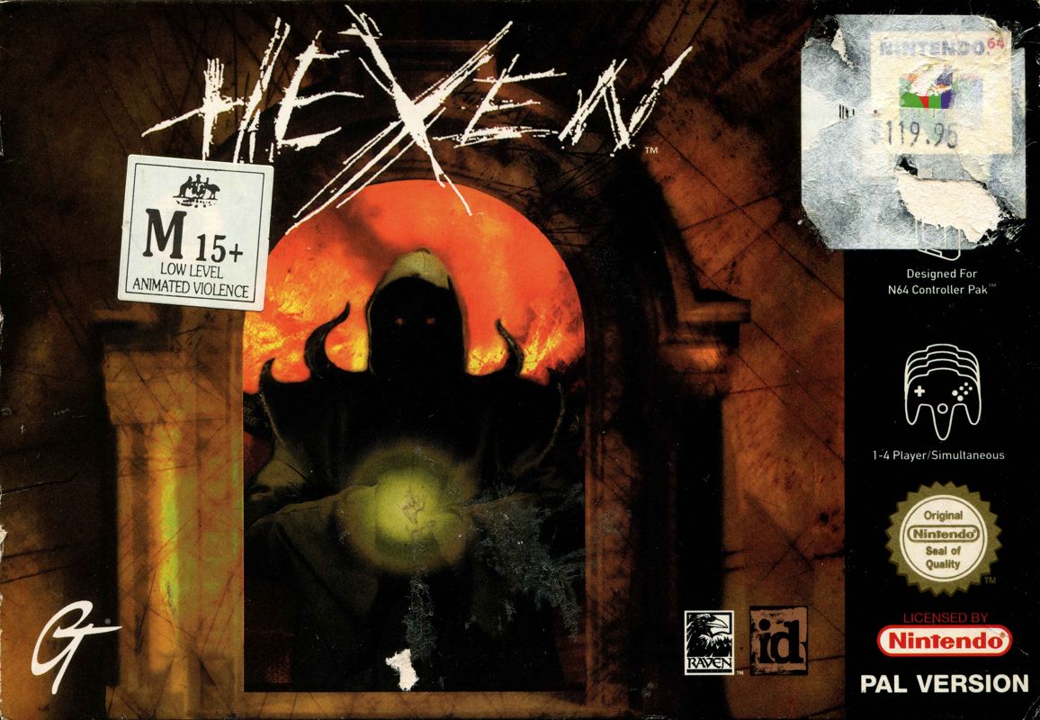 Hexen: Beyond Heretic cover or packaging material - MobyGames