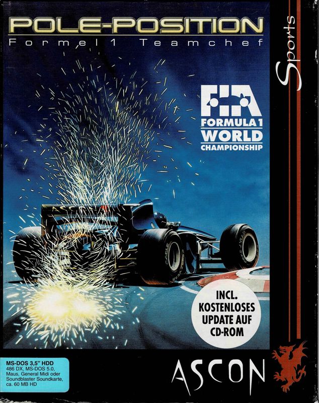 Front Cover for Team F1 (DOS) (3.5" disk release)