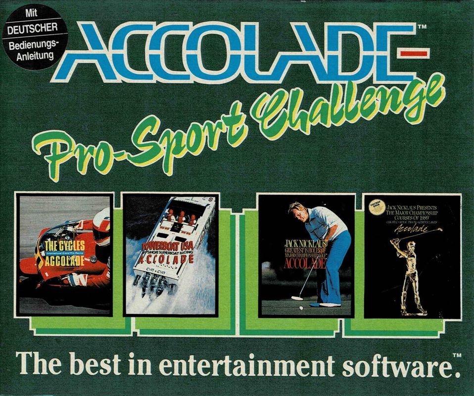 Front Cover for Accolade Pro-Sport Challenge (DOS)