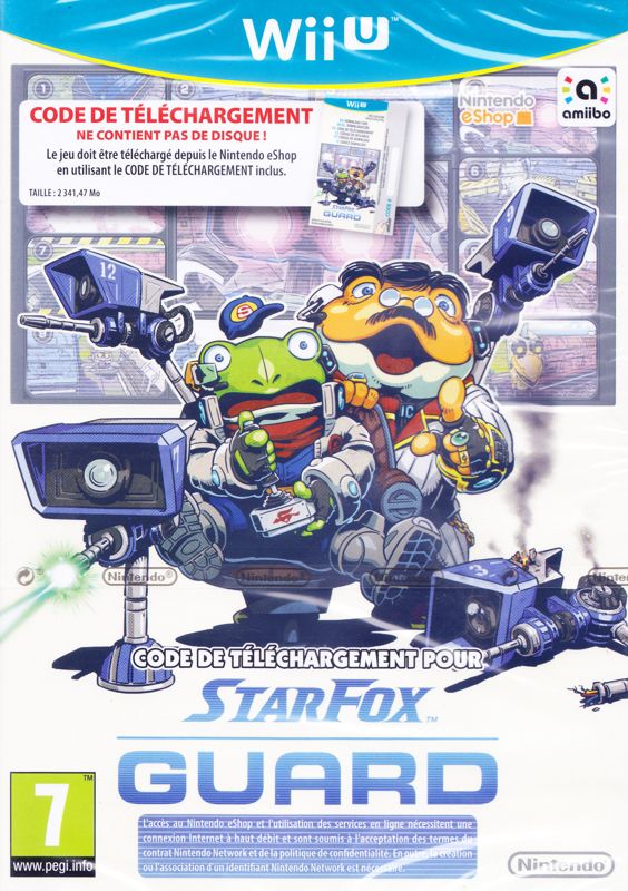 Front Cover for Star Fox Guard (Wii U) (retail release with download code)