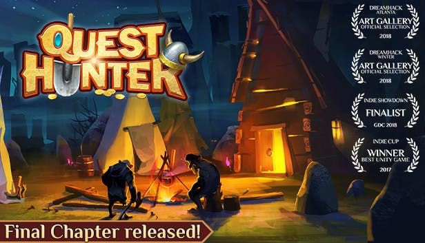 Front Cover for Quest Hunter (Linux and Macintosh and Windows) (Humble Store release): 1st version