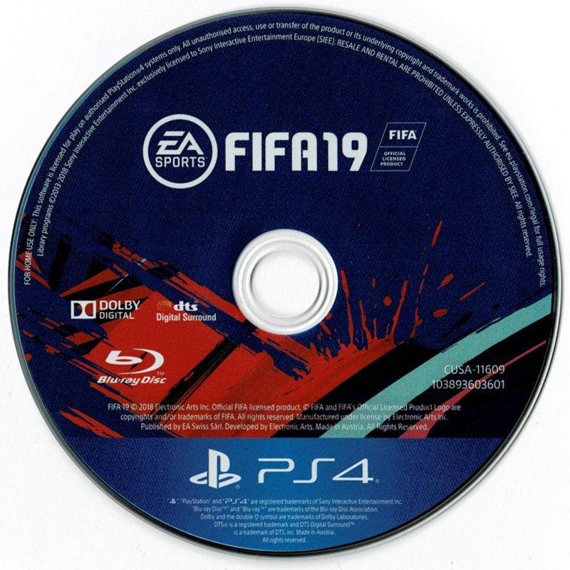 Media for FIFA 19 (PlayStation 4)