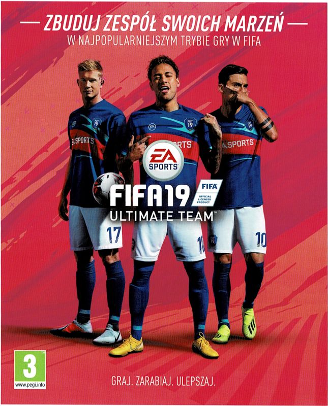 Extras for FIFA 19 (PlayStation 4): Ultimate Team - side A