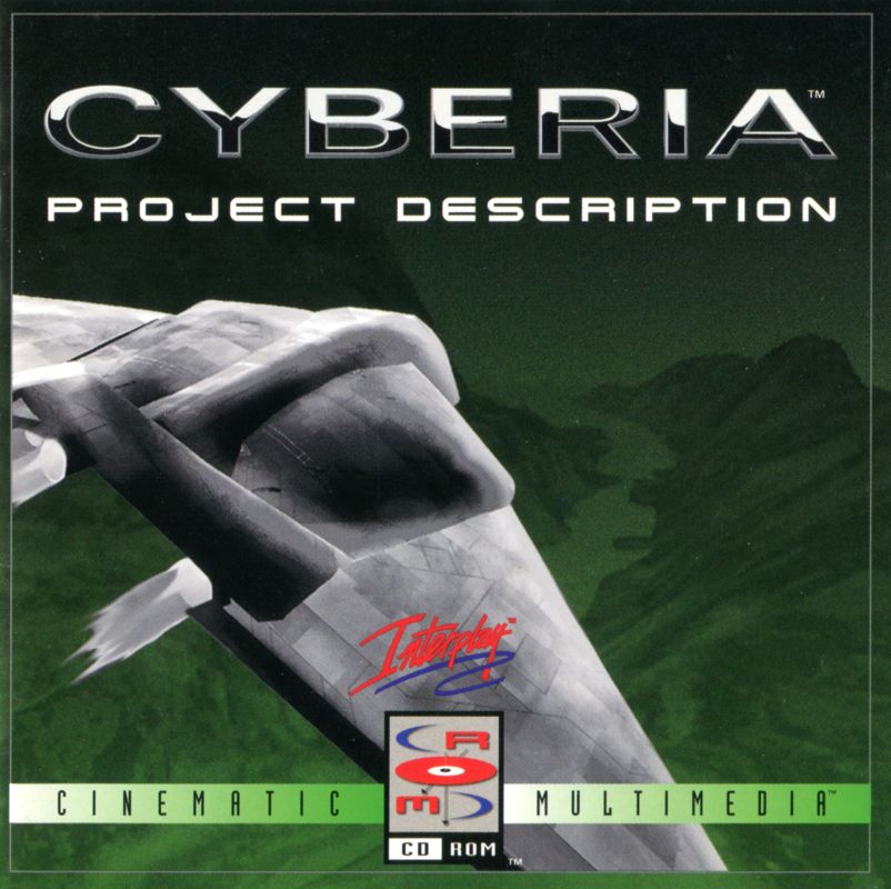 Other for Cyberia (DOS): Jewel Case / Manual - Front