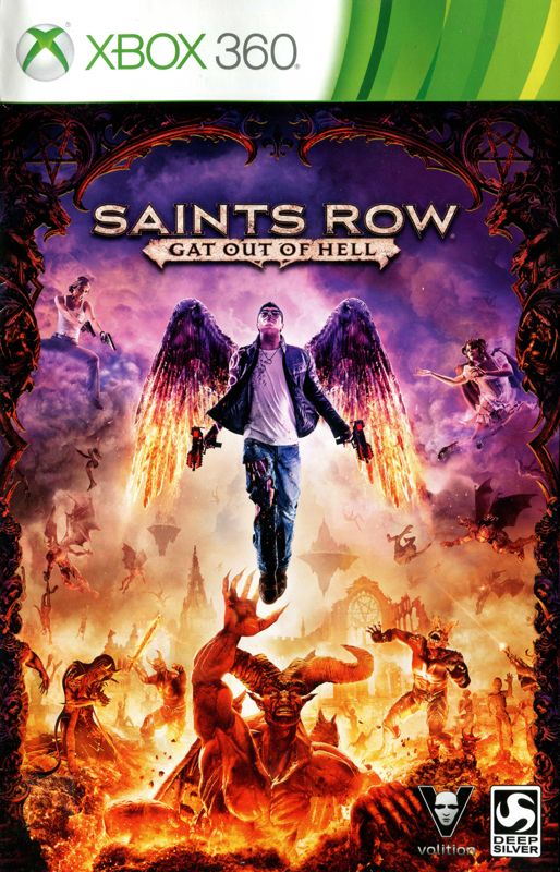 Manual for Saints Row: Gat Out of Hell (Xbox 360): Front