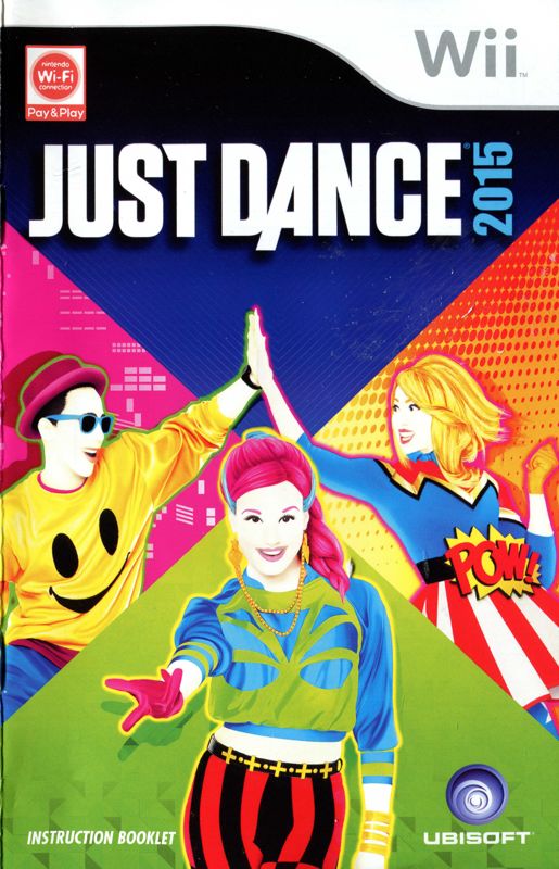 Manual for Just Dance 2015 (Wii): Front