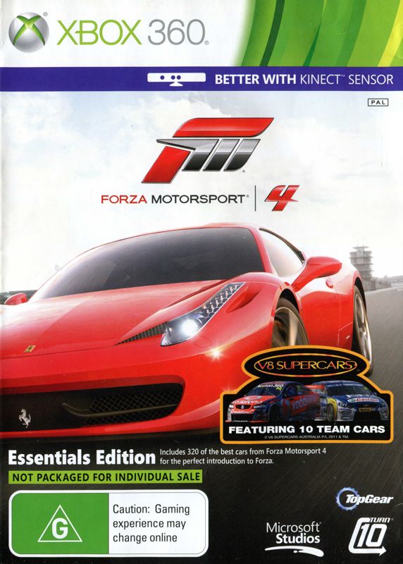 Front Cover for Forza Motorsport 4 (Xbox 360) (Bundled release)