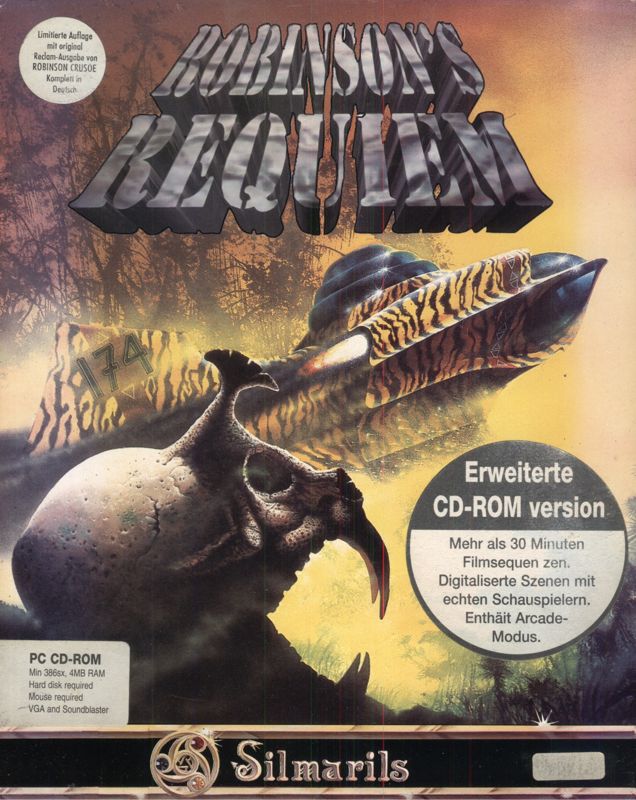 Front Cover for Robinson's Requiem (DOS)