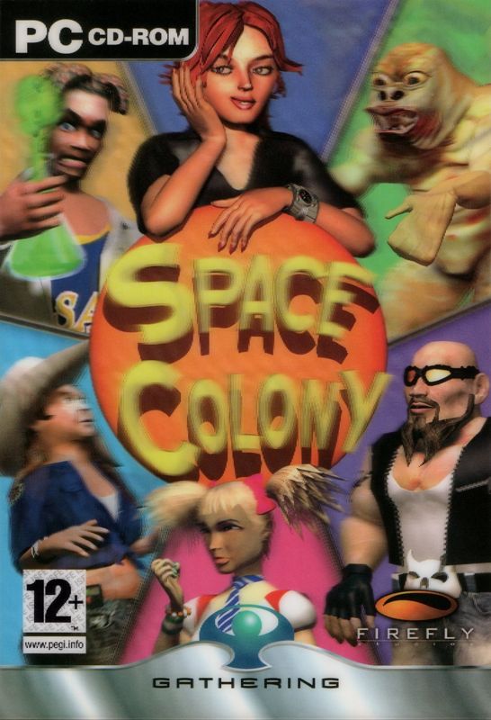 Front Cover for Space Colony (Windows): Holographic Cover