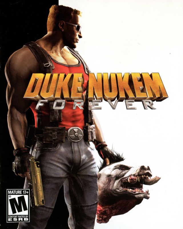 Manual for Duke Nukem Forever (PlayStation 3): Front