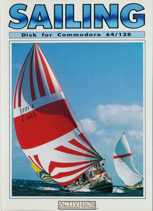 Front Cover for Sailing (Commodore 64)
