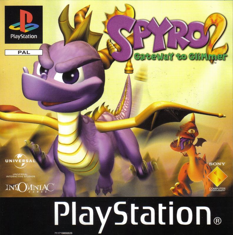 Front Cover for Spyro 2: Ripto's Rage! (PlayStation)
